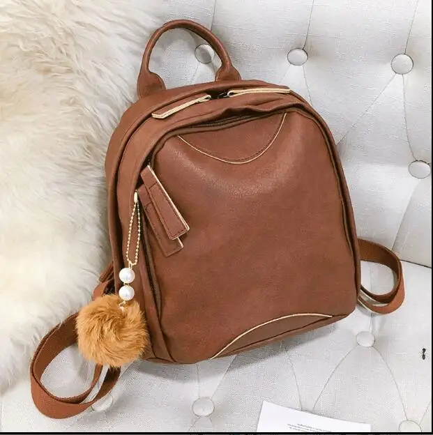 

European and American fashion college style retro Mori girl backpack students simple school bag travel backpack