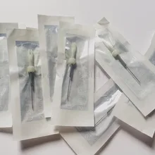 Fresshipping 50 шт 1R Тайваньская машинка для татуажа Biotouch Mosaic иглы татуировки и 50 шт 1R татуировки Советы для постоянного макияжа