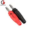 2PCS 1Pair Nickel Plated Solderless Speaker Banana Plug Audio Jack Connector Red Black ► Photo 2/5