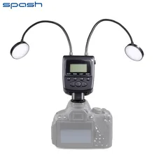 Spash ML-2D светодиодный светильник вспышки Speedlite металлический шланг Регулируемая камера вспышка для Canon Nikon Panasonic Olympus sony Fujifilm Pentax