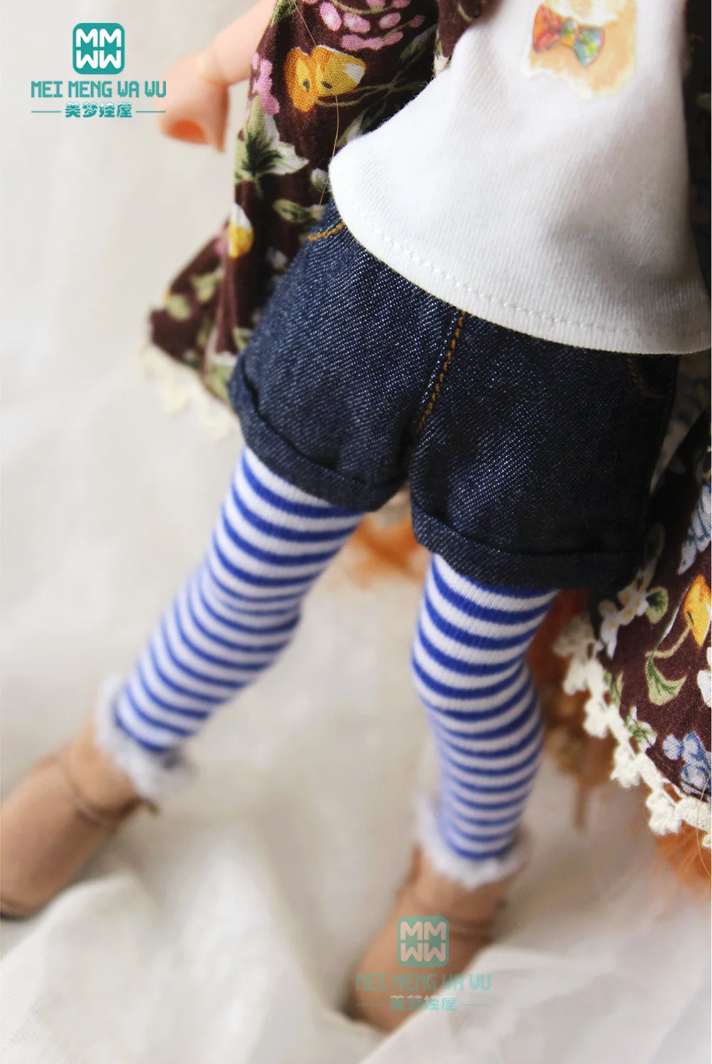 

1PCS Blyth Doll Clothes fashion Cuffed shorts, tights for Blyth , Azone, obitsu, FR 1/6 doll