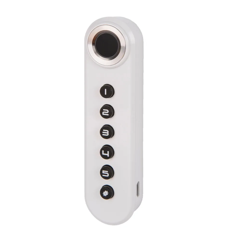  Keyless Digital Small 5 Digit Combination Biometric Fingerprint Drawer Lock for Cabinet and Wooden  - 32991423273