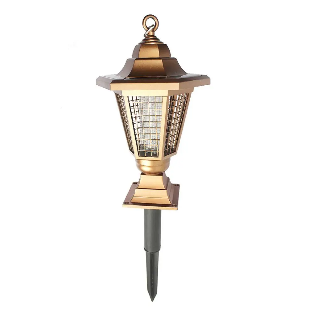 

solar energy mosquito killing lamp, outdoor mosquito repellent, courtyard lamp, plug in and portable dual-purpose lamp