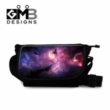 Dispalang пространство вселенной galaxy звезда печати курьерские сумки уникальный сумки на плечо для подростков портативный Школьная сумка через плечо