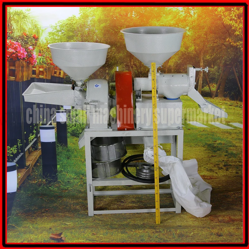 

Factory price Intelligent shell and disintegr Combination Machine grain milling and smash machine millet rice Corn peel machine