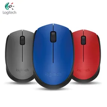 Logitech M170 2,4 ГГц Беспроводной Мышь 1000 Точек на дюйм беспроводной Mini-USB оптическая домашнего офиса Мышь мышей с нано-приемник для портативных ПК