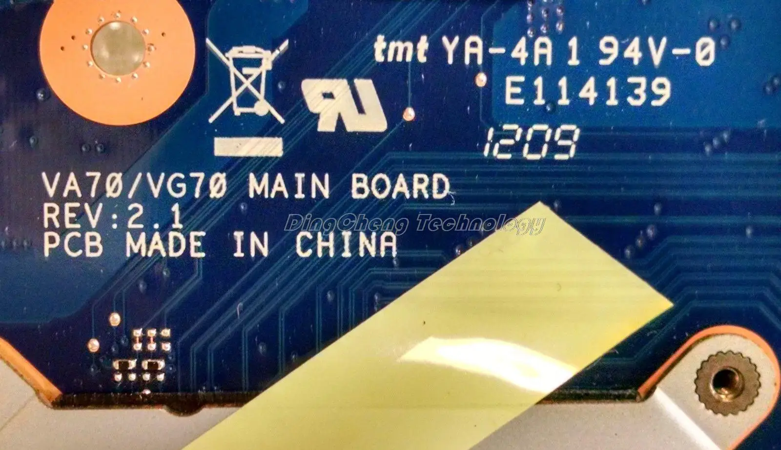 Материнская плата для ноутбука Acer V3 771 VA70/VG70 NBRYQ11001 NB. RYQ11.001 DDR3 HM77 GT630M 1GB графическая