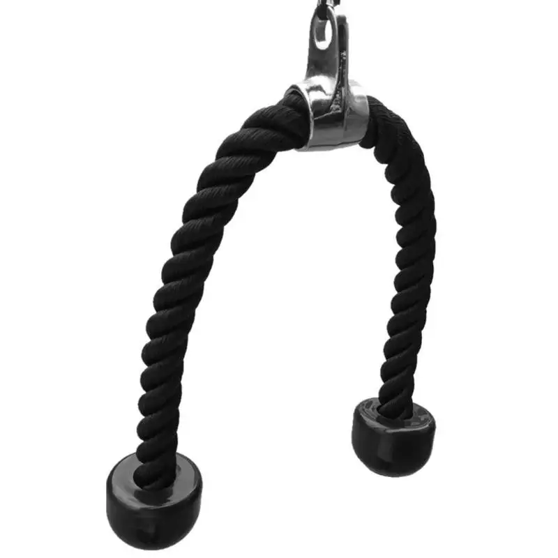 68 см Трицепс веревка Push Pull вниз шнур для бодибилдинга упражнения тренажерный зал тренировки для дома или тренажерного зала использовать фитнес-оборудование для тела