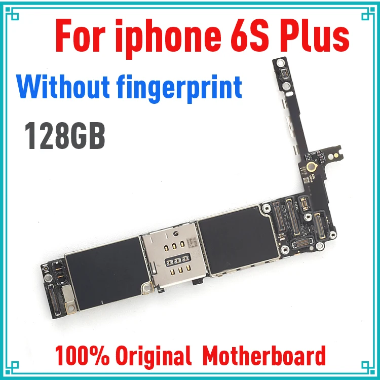 

128gb for iphone 6s plus Motherboard without Touch ID,Original unlockedfor iphone 6s Plus Mainboard with Full Chip,Good Tested