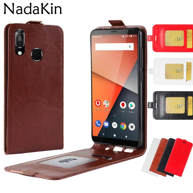 Vertical Flip Phone Case for Vodafone Smart X9 UP and Down Retro
