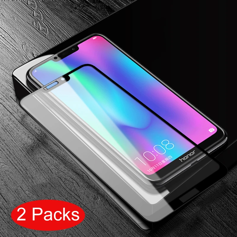 

For Huawei Honor 8C Glass Screen Protector Full Cover Armor Tempered Glass For Huawei Honor 8X Max Protective Film