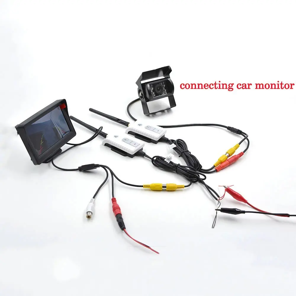 2.4Ghz Wireless Transmitter and Receiver Truck Bus Camera (2)