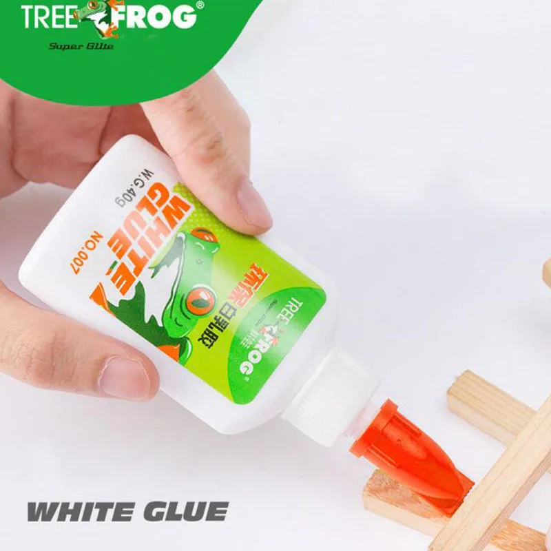 

Tree Frog 40g Liquid White Glue Super School Paper Adhesive Kids Scrapbooking Tool Stationery Store Accessory PVA DIY Craft