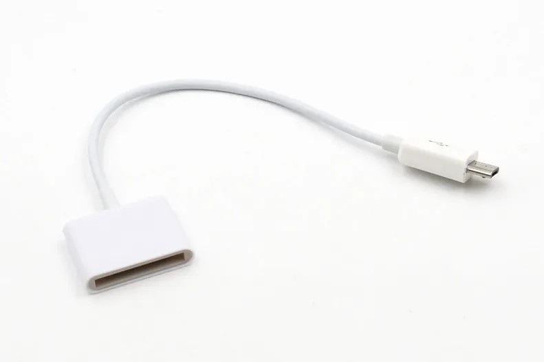 Кабель адаптер для зарядки и синхронизации данных с разъемом Micro USB iPhone 4 4S 17 см|4 pin