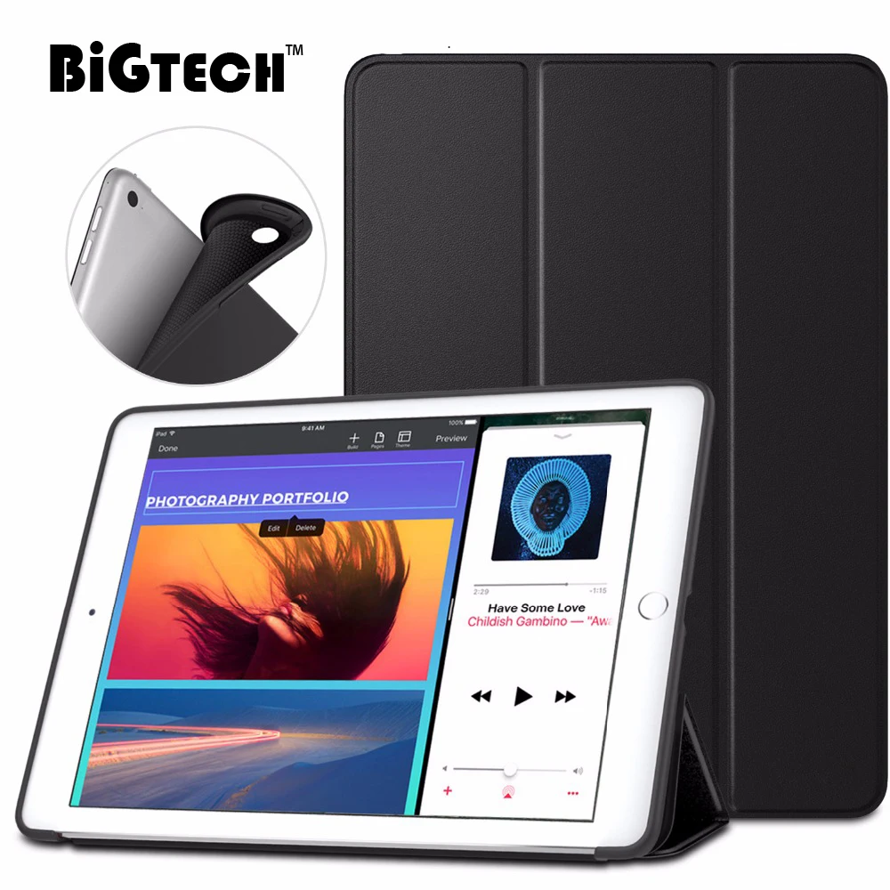 

For iPad mini 5 Case for 2019 New iPad mini 5 4 Protective Case 7.9 inch Universal Cover Magnetic Silicone Soft Bag Stand shell