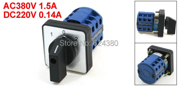 

LW28-20/3 3 Phase Universal Rotary Cam Combination Changeover Switch Three Position 12 Screw Terminals Panel Mounted Discount