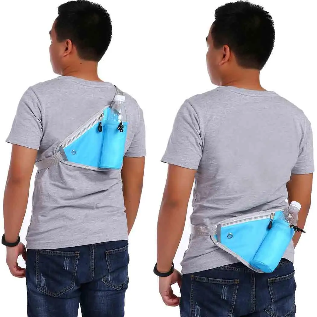 

Elastic Sport Bag For Hiking Climbing Cycling Outdoor Sports Adjustable Strap Zipper Unisex Kettle Storage Waist Bag