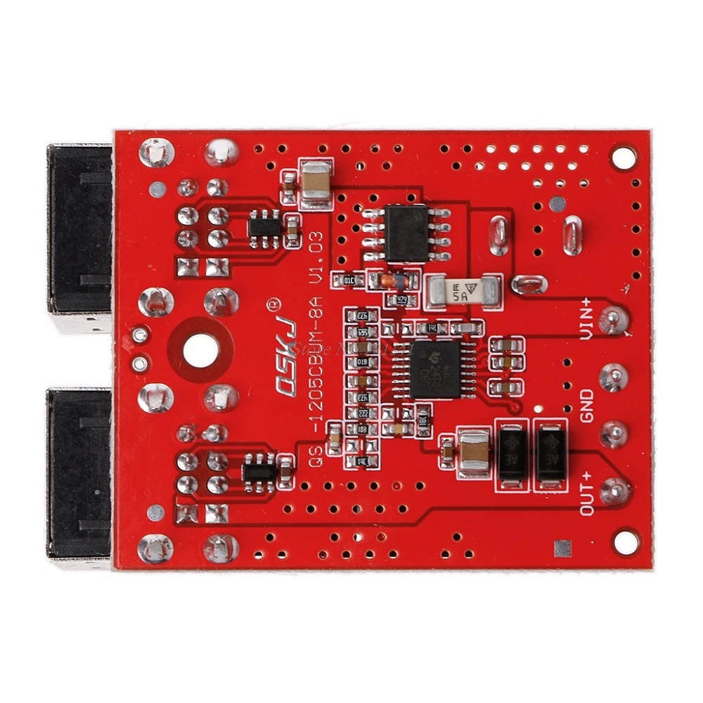 Зарядный модуль для автомобиля DC 8V 35V к 5V 8A 4 порта USB выход мобильное зарядное