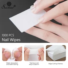 Saviland для удаления лака для ногтей безворсовые салфетки 1000 шт Салфетки Для ногтей салфетки для удаления бумаги обивочные гвозди Маникюр гель для педикюра Инструменты