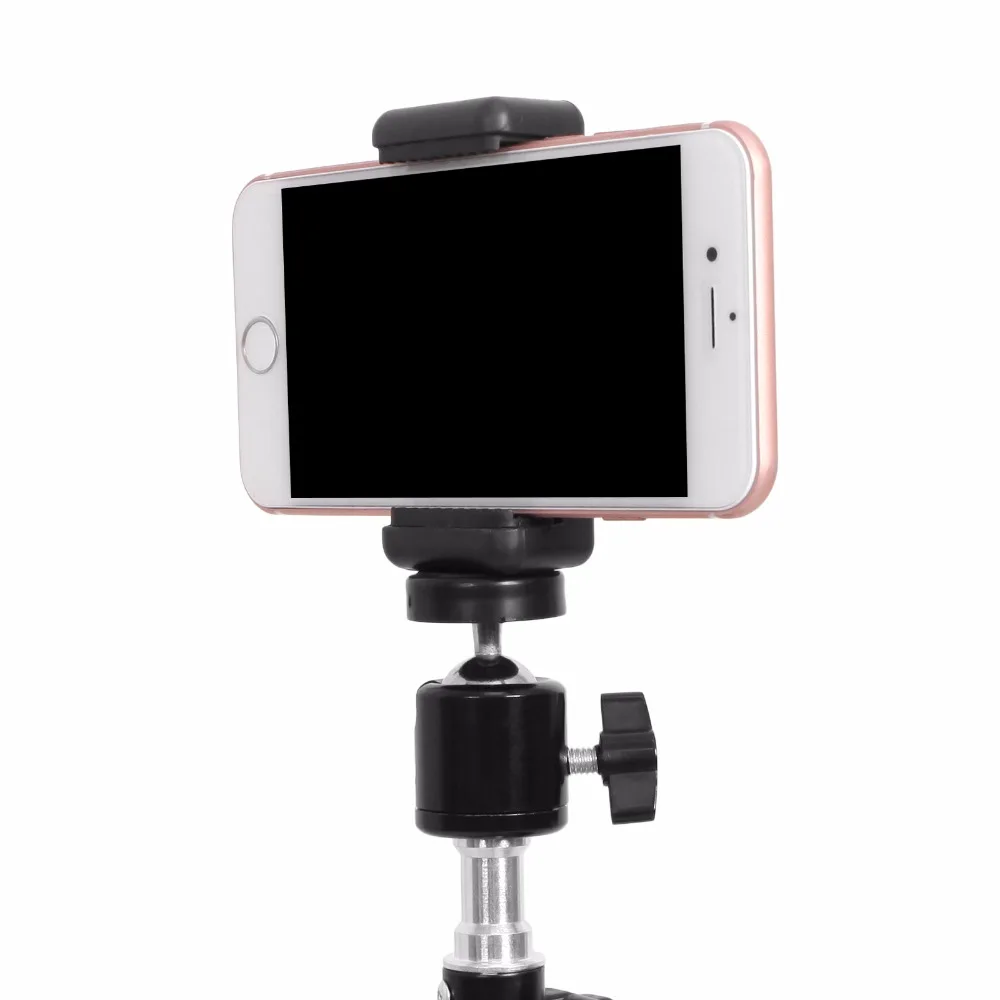 Universal Smartphone Holder Clip Mount Bracket Stands Selfie Stick For Tripod E-type Extendable Holder (5)