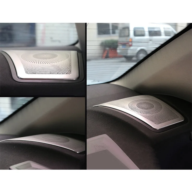 2x нержавеющий Подходит для BMW 7 серии F01 F02 09 2015 & 5 F10 2011 2016 задняя панель динамика