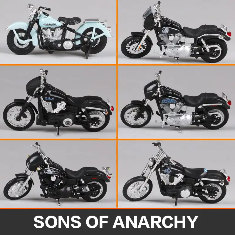 Harley Davidson Sportster Iron 883 negros 2014 1//18 maisto modelo moto con