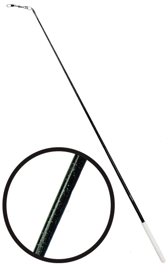 

high quality Gymnastics Rhythmic sticks with pearly-lustre black color