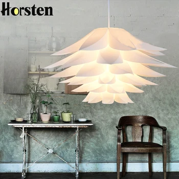 

DIY Lily Lotus Flower Pendant Light Lotus Lampshade Cafe Restaurant Pendant Lamp Room Decoration LED Hanging Light AC90-260V