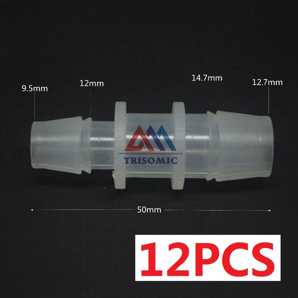 12 шт. 12.7 мм * 9.5 мм прямо снижения разъем Пластик колючей снижение разъем