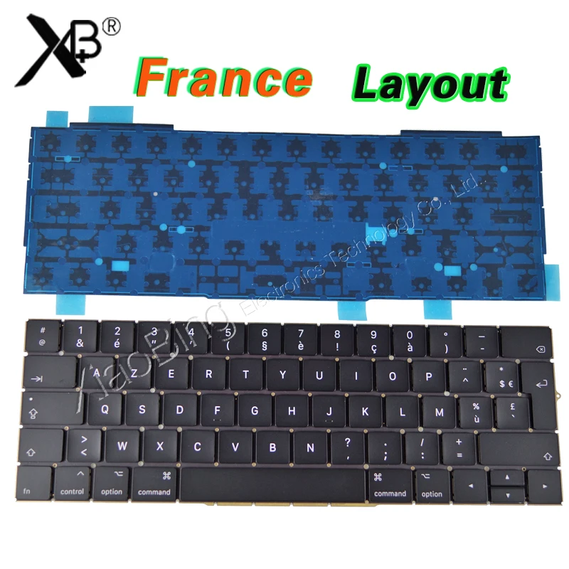 Новинка для MacBook Pro 13 3 &quotRetina A1706 Французская клавиатура AZERTY FR EU подсветка с