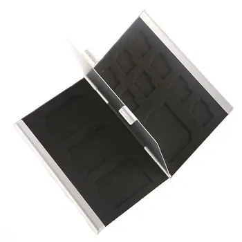 

Mini Portable 12 Slots Micro SD TF Card Cases Holder SDHC MSPD SD Card Memory Card Protector Box Storage Cases Use XN866