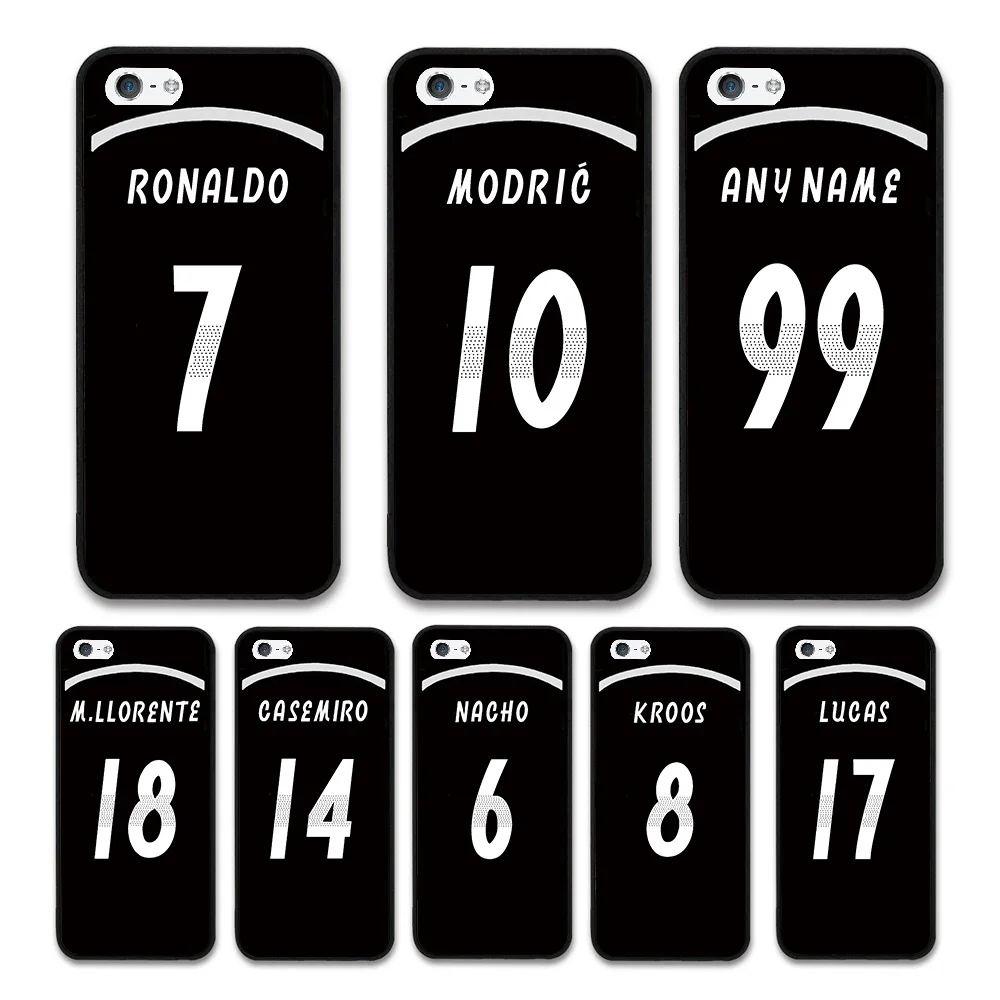 

European Football RONALDO MODRIC KROOS Jersey style Real Madrid Custom Names and Numbers case for Apple iPhone 5 Phones cases