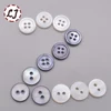 30pcs/lot 12mm white grey Natural Shell Sewing Buttons Color Mother of Pearl MOP Round Shell Button garment Sew Accessories DIY 3