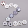 30pcs/lot 12mm white grey Natural Shell Sewing Buttons Color Mother of Pearl MOP Round Shell Button garment Sew Accessories DIY ► Photo 3/5