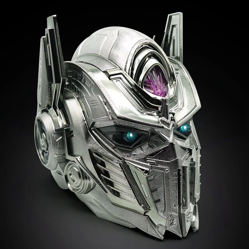 

Cool KBB Children Toys Movie Action Figure Transformation Car Models Deformation OP Electric Cosplay Helmet With Sound & Light