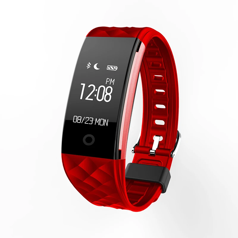 S2 Bluetooth Smart Band IP67 Waterproof Wristband Heart Rate Monitor Smartband Activity Tracker Bracelet For Android