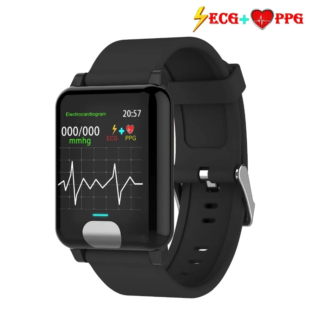 Timethinker E04 Smart Watch ECG+PPG Smartwatch Reloj Blood Pressure ...