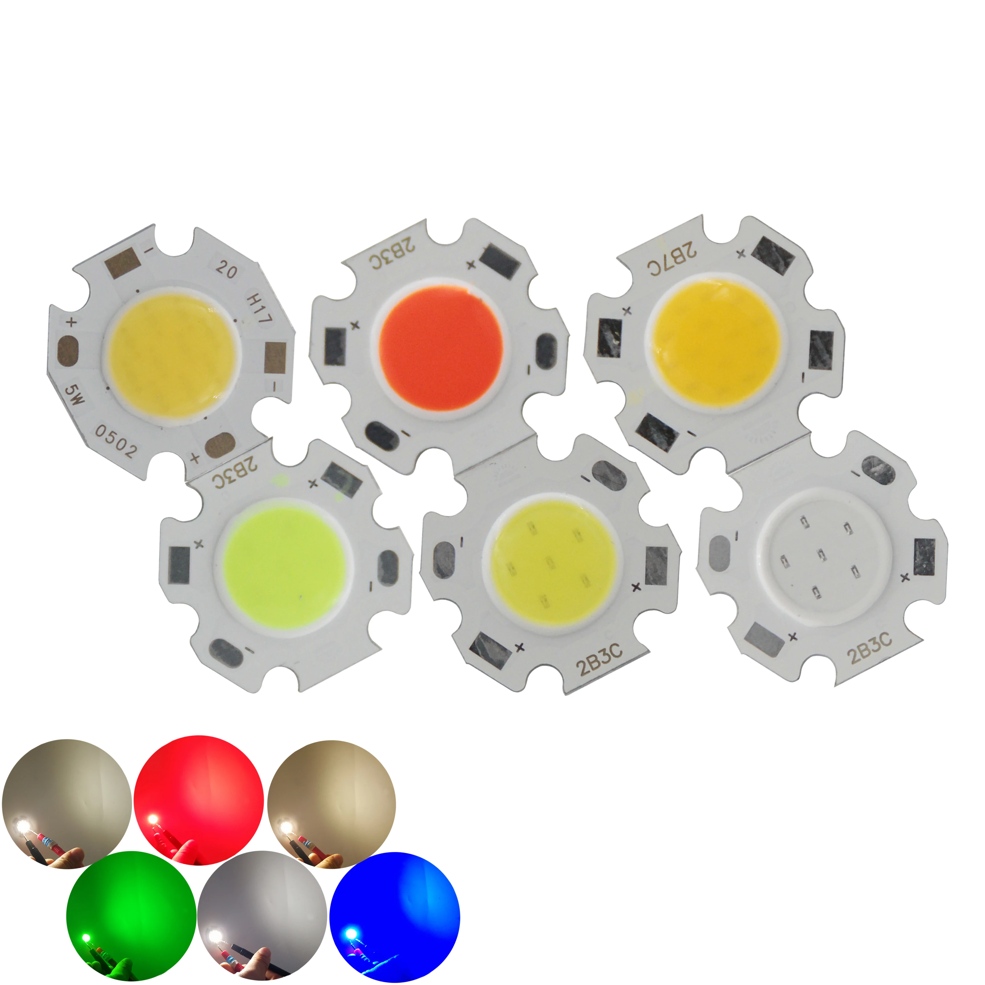 big sale 20mm 11mm Round Aluminum LED Light Source Module 3W 5W 7W blue green red COB lamp Flip chips for spot light big sale 20mm 11mm round aluminum led light source module 3w 5w 7w blue green red cob lamp flip chips for spot light