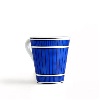 Искусство ремесла классические европейские кофейные чашки элегантный синий костяной фарфор чашка-кружка свадебные подарки Рождественские Свадебные подарки - Цвет: 2