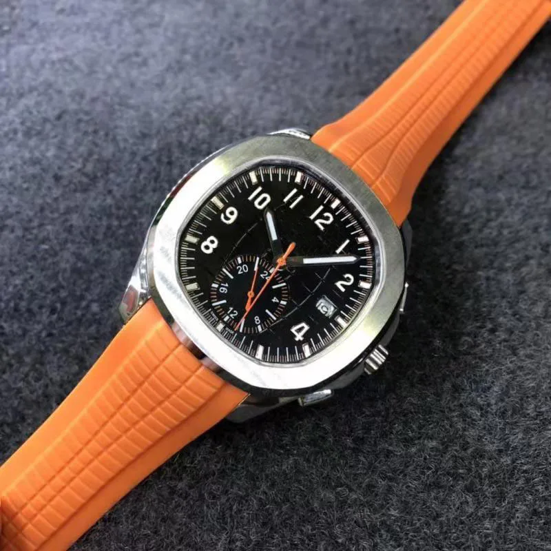 

New Luxury Brand Men's Watch ric Luxury White Dial Men Sports Wristwatch Men watch rubber strap