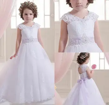 

Flower Girl Dress Communion Pageant Easter Graduation Bridesmaid Dress Prom 2-14