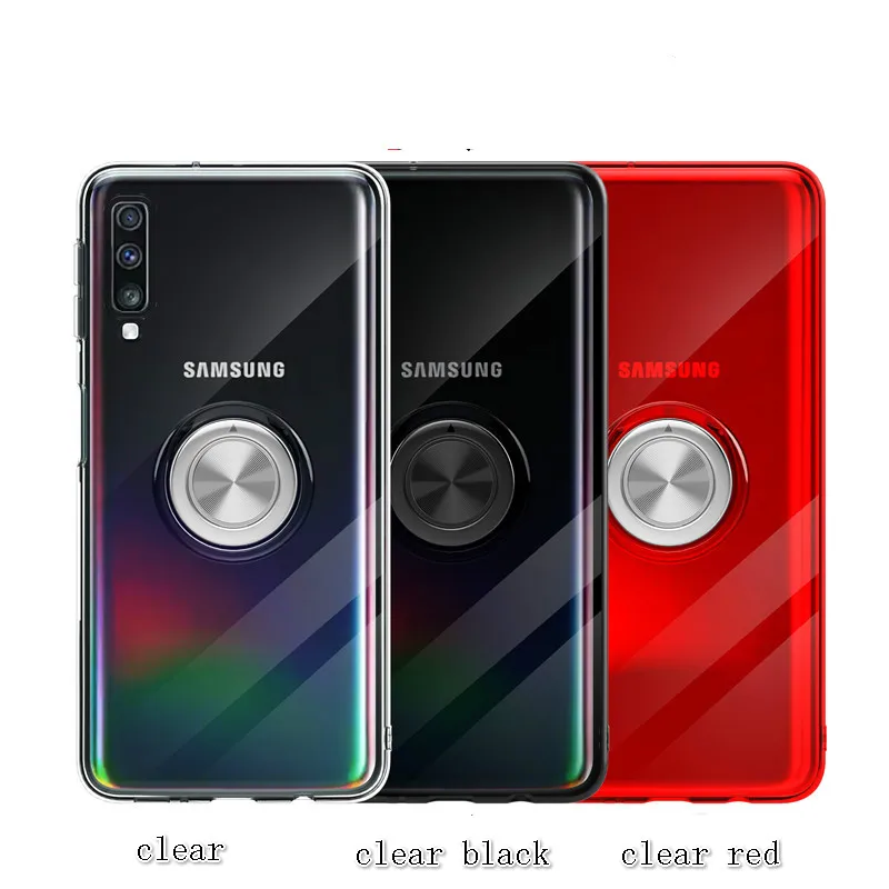 

Car Bracket Ring Case For Samsung Galaxy A750 Cases Magnetic Kickstand Cover For Samsung A750 Case