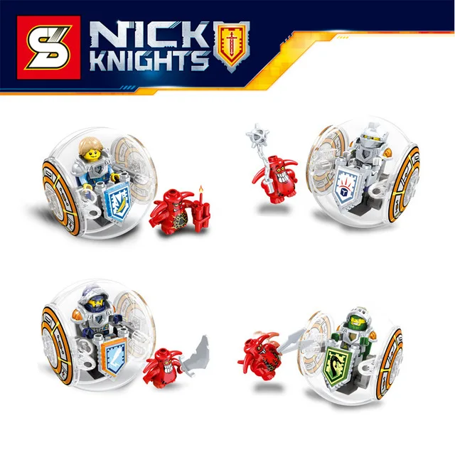 

Nexus Nick Knight Building Block Spherical Sightseeing Protective Robin Clay Aaron lance figure compatible with legoe Toys