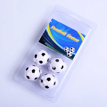 

4 Pcs Foosball Table Football Plastic Soccer Ball Football Fussball Soccerball Sport Gifts Round Indoor Games