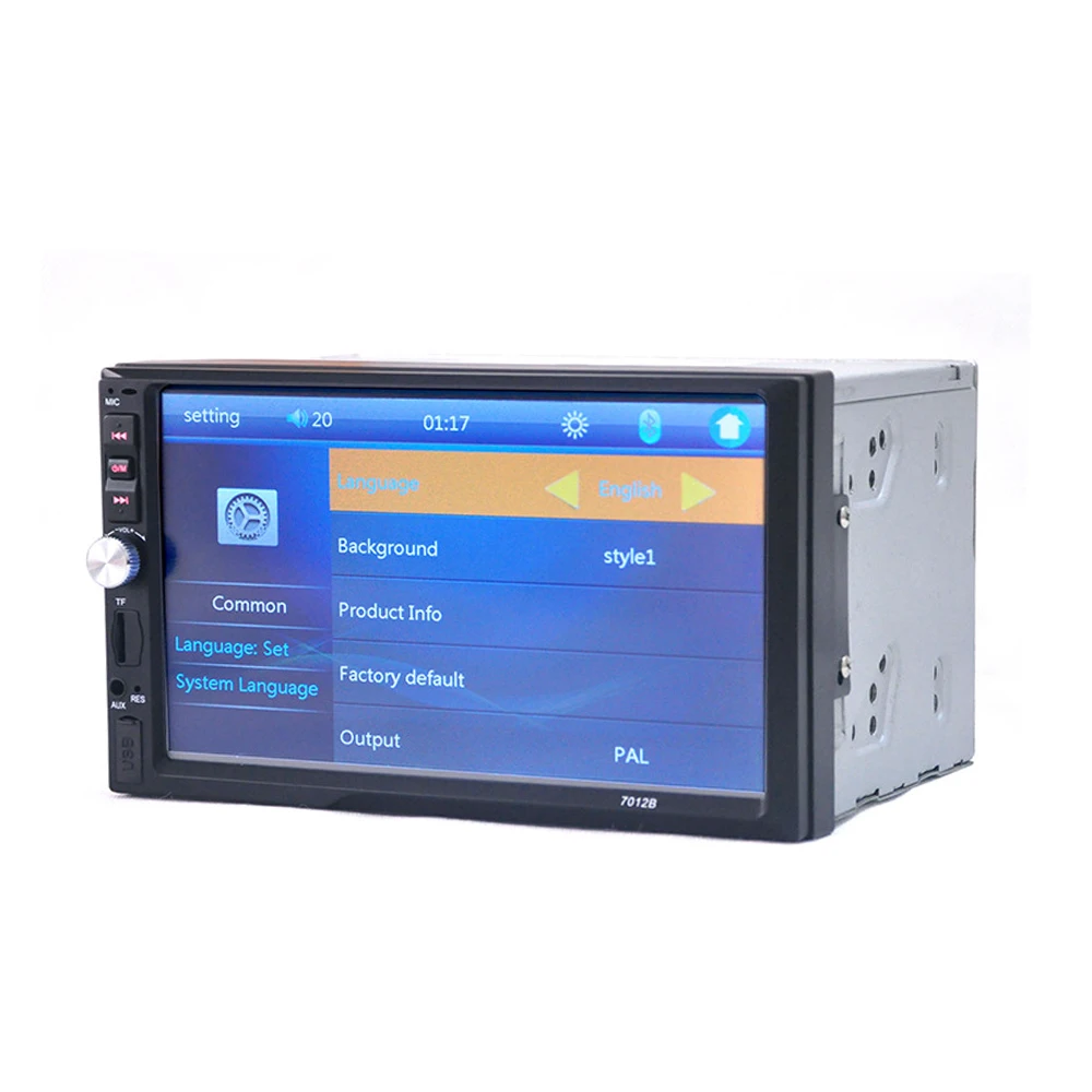 

2017 NEW 7012B 7 Inch Bluetooth TFT Screen Dual Core Car Audio Stereo MP5 Player 12V Auto 2 Din Support AUX FM USB SD MMC
