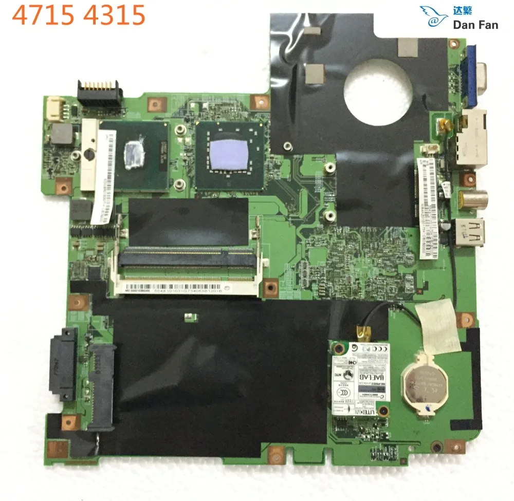 

MBAKZ01001 For ACER Aspire 4715 4315 4315Z 4715Z Laptop Motherboard 07220-1M 48.4X101.01M Mainboard 100%tested fully work