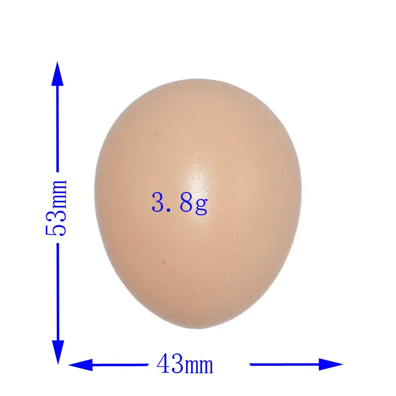 de plástico falsos para imitação de ovos