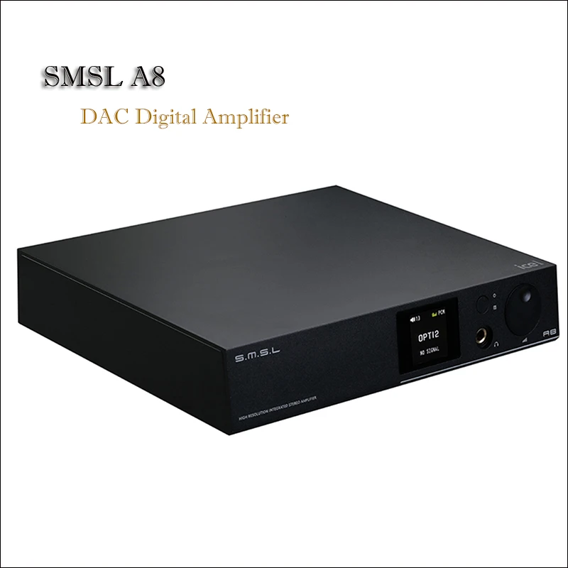 

SMSL A8 ICEpower Power Amplifier Audio AK4490 Dac USB Hifi Amp TPA6120 Digital Decoder Headphone Amplifier PHONO MM Amplificador