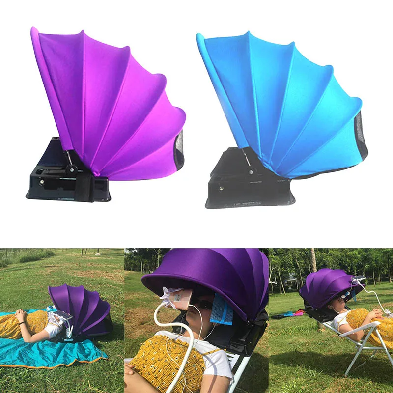 

Hot Portable Personal Face Shade Adjustable Beach Sun Protecting Tent Awnings MCK99