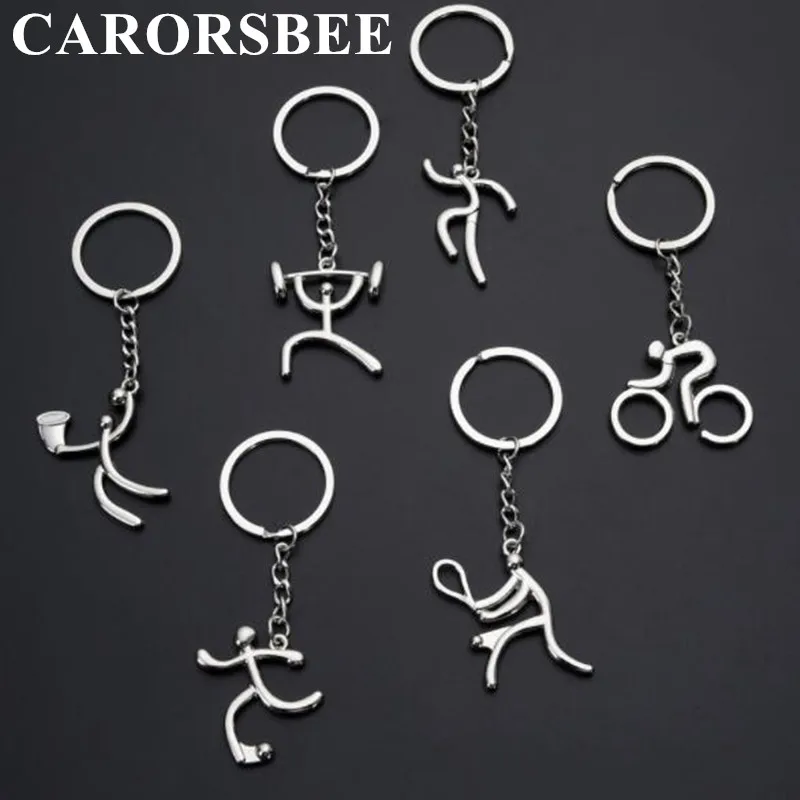 

Football basketball bicycle tennis running keychain Auto Sport key chains Car accessories Motorcycle key rings Holder Keyfob